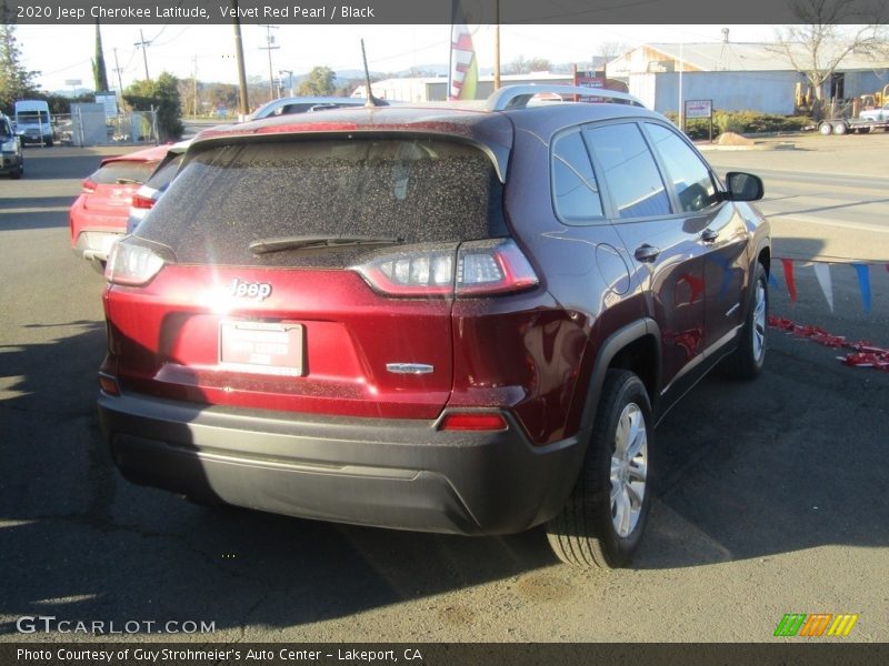 Velvet Red Pearl / Black 2020 Jeep Cherokee Latitude