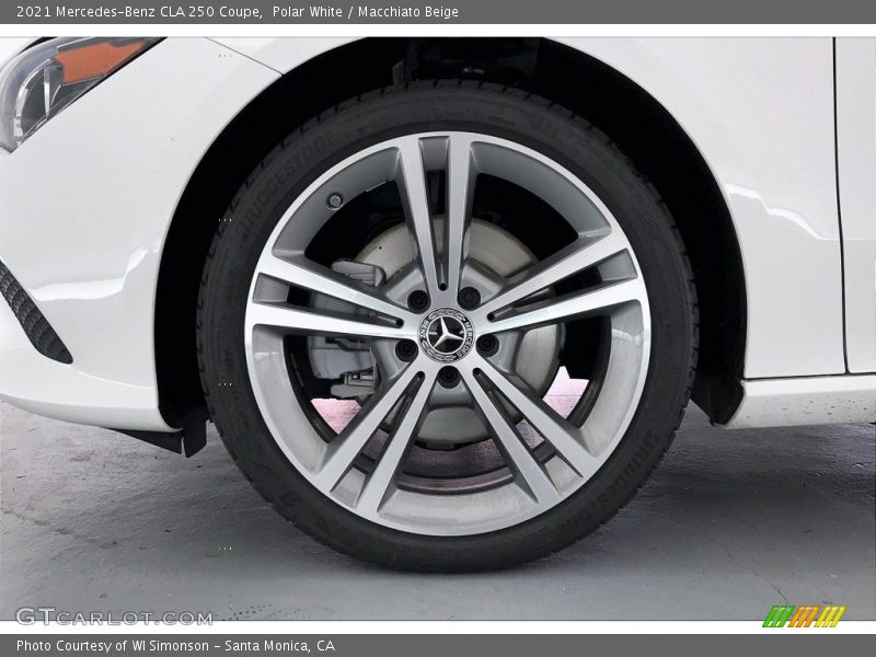 Polar White / Macchiato Beige 2021 Mercedes-Benz CLA 250 Coupe