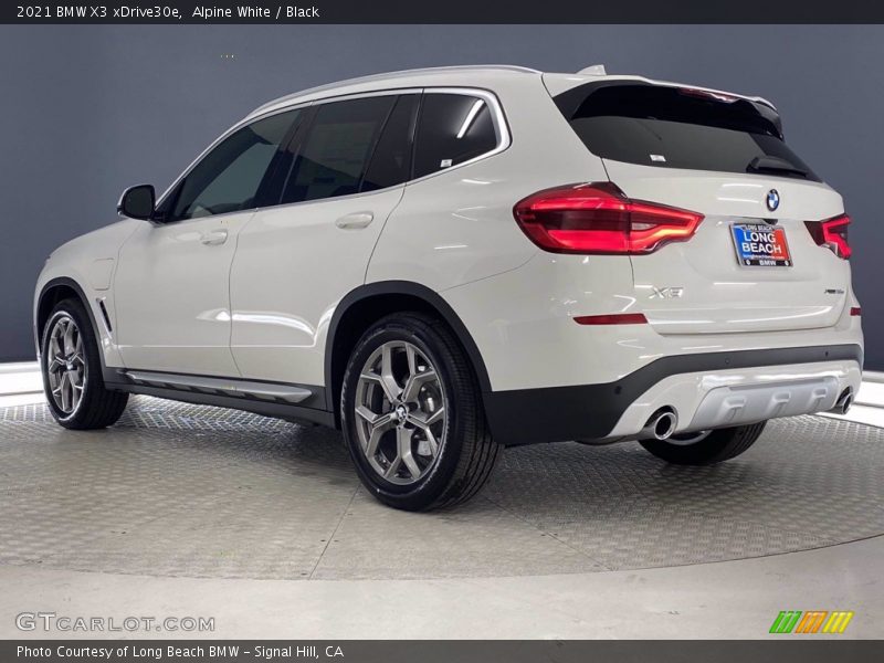 Alpine White / Black 2021 BMW X3 xDrive30e