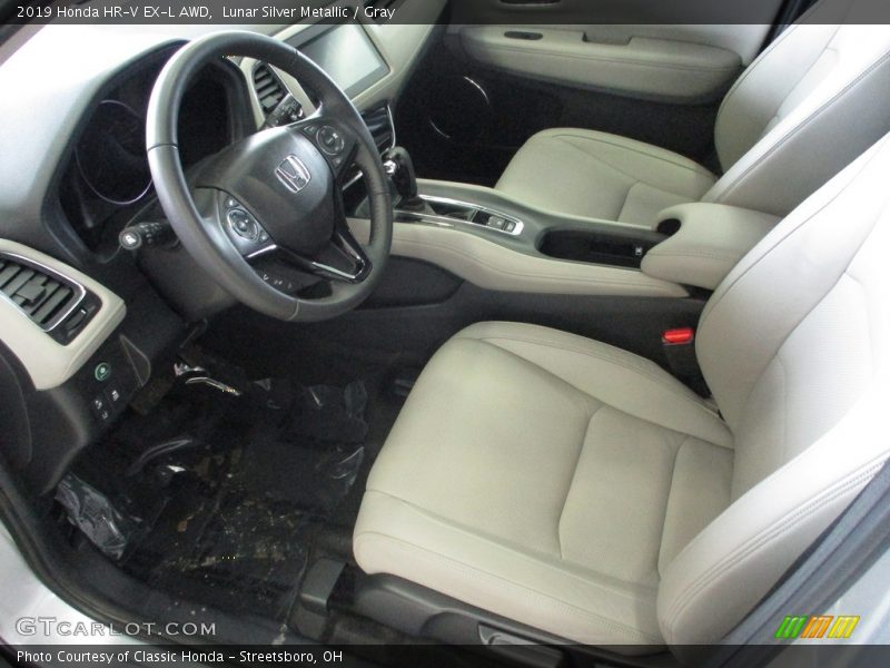 Lunar Silver Metallic / Gray 2019 Honda HR-V EX-L AWD