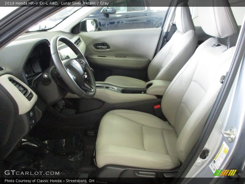 Lunar Silver Metallic / Gray 2019 Honda HR-V EX-L AWD