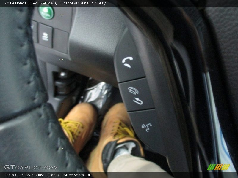 Lunar Silver Metallic / Gray 2019 Honda HR-V EX-L AWD