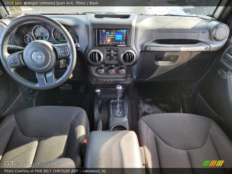 Rhino / Black 2018 Jeep Wrangler Unlimited Sport 4x4