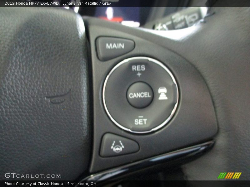 Lunar Silver Metallic / Gray 2019 Honda HR-V EX-L AWD