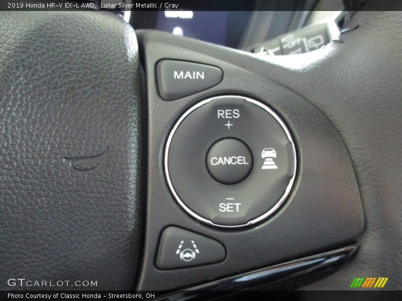 Lunar Silver Metallic / Gray 2019 Honda HR-V EX-L AWD