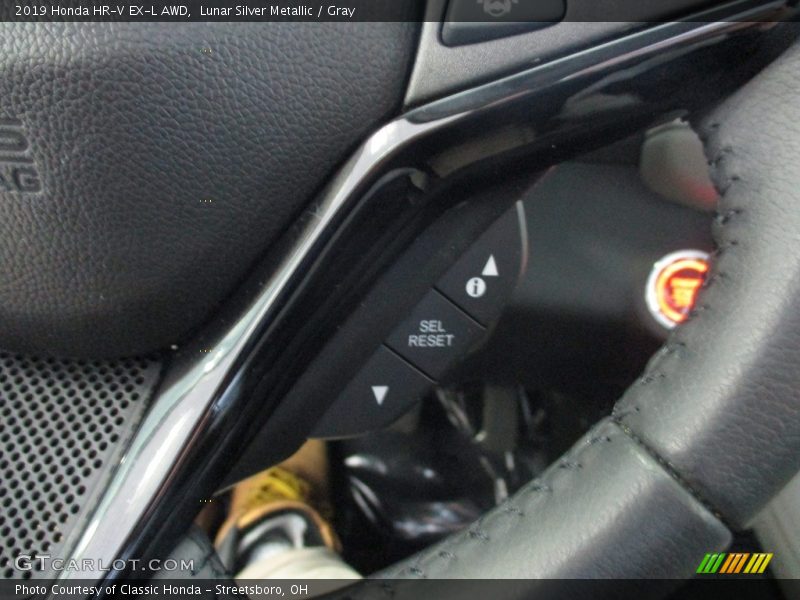 Lunar Silver Metallic / Gray 2019 Honda HR-V EX-L AWD