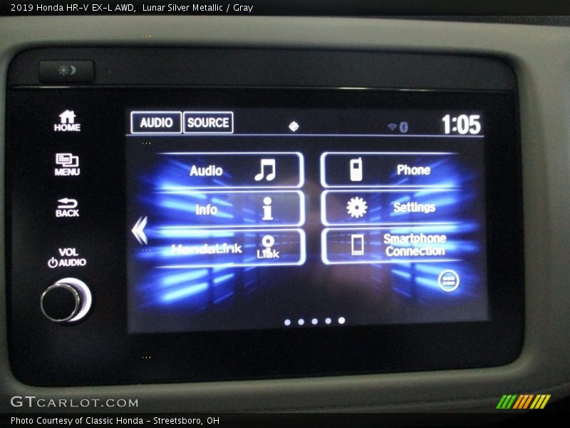 Lunar Silver Metallic / Gray 2019 Honda HR-V EX-L AWD