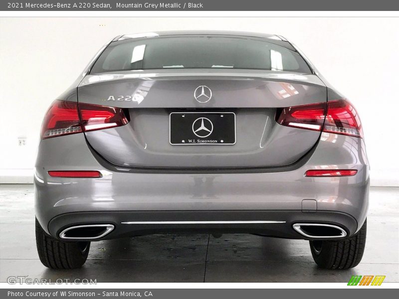 Mountain Grey Metallic / Black 2021 Mercedes-Benz A 220 Sedan