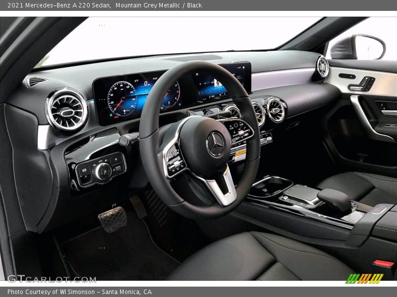 Mountain Grey Metallic / Black 2021 Mercedes-Benz A 220 Sedan