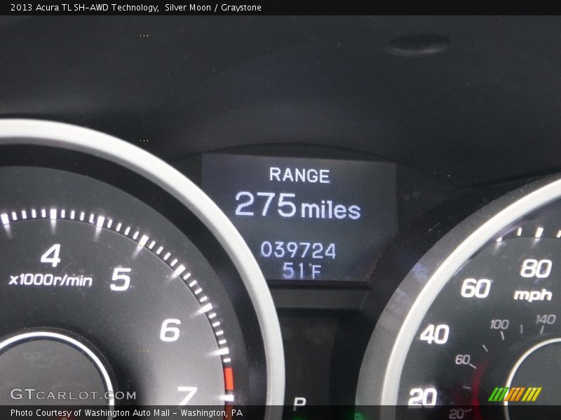 Silver Moon / Graystone 2013 Acura TL SH-AWD Technology