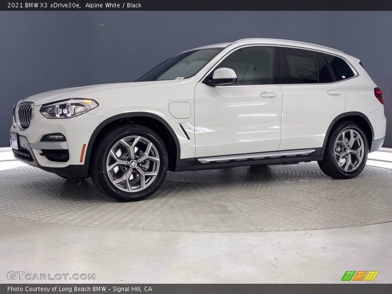 Alpine White / Black 2021 BMW X3 xDrive30e