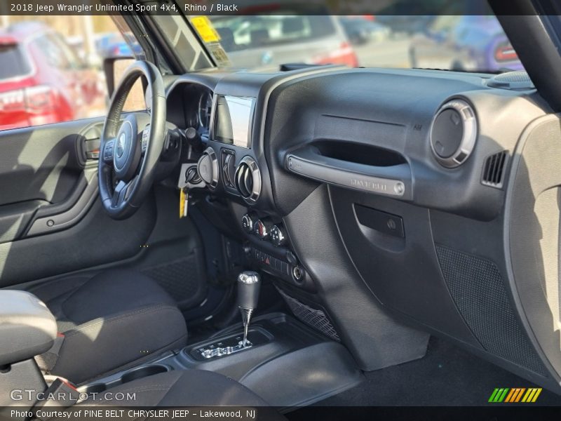Rhino / Black 2018 Jeep Wrangler Unlimited Sport 4x4