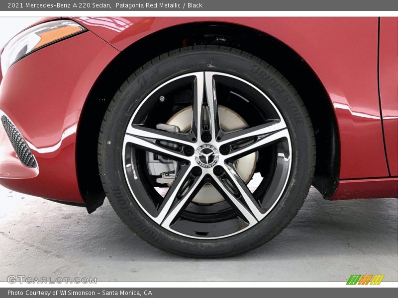 Patagonia Red Metallic / Black 2021 Mercedes-Benz A 220 Sedan