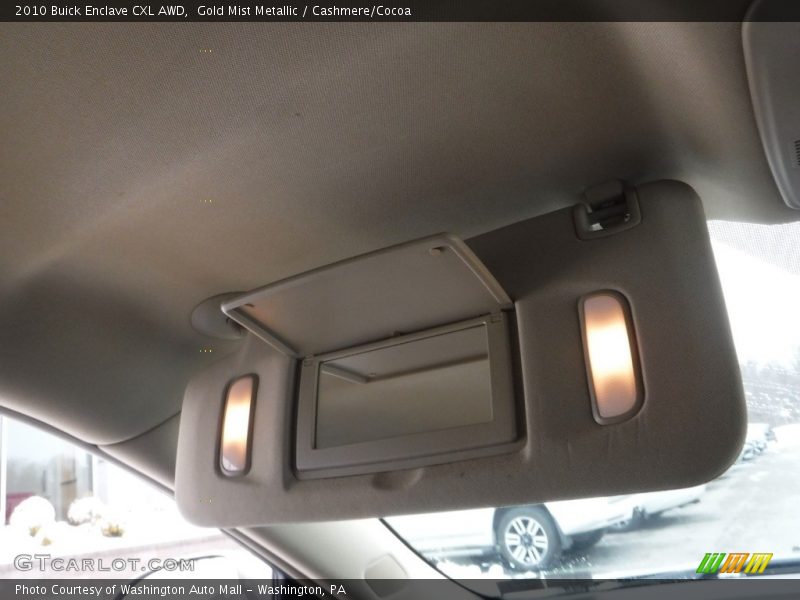 Gold Mist Metallic / Cashmere/Cocoa 2010 Buick Enclave CXL AWD