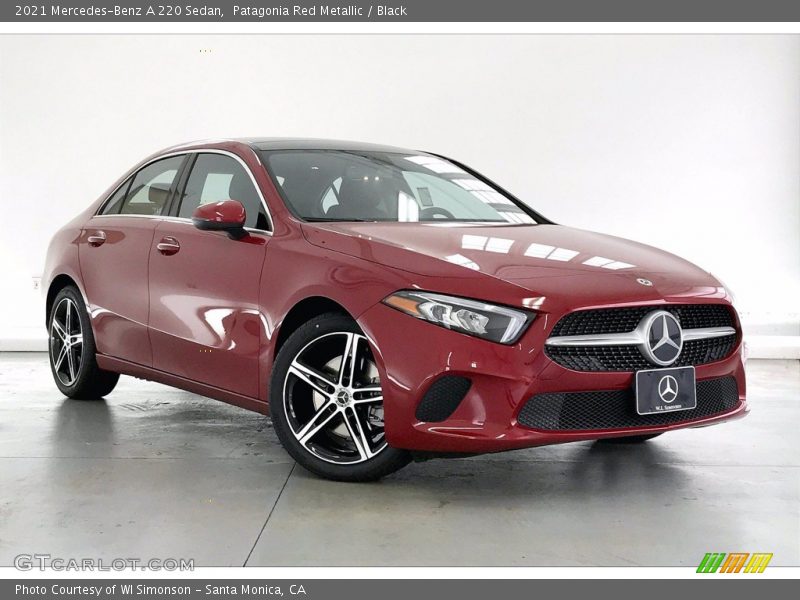 Patagonia Red Metallic / Black 2021 Mercedes-Benz A 220 Sedan