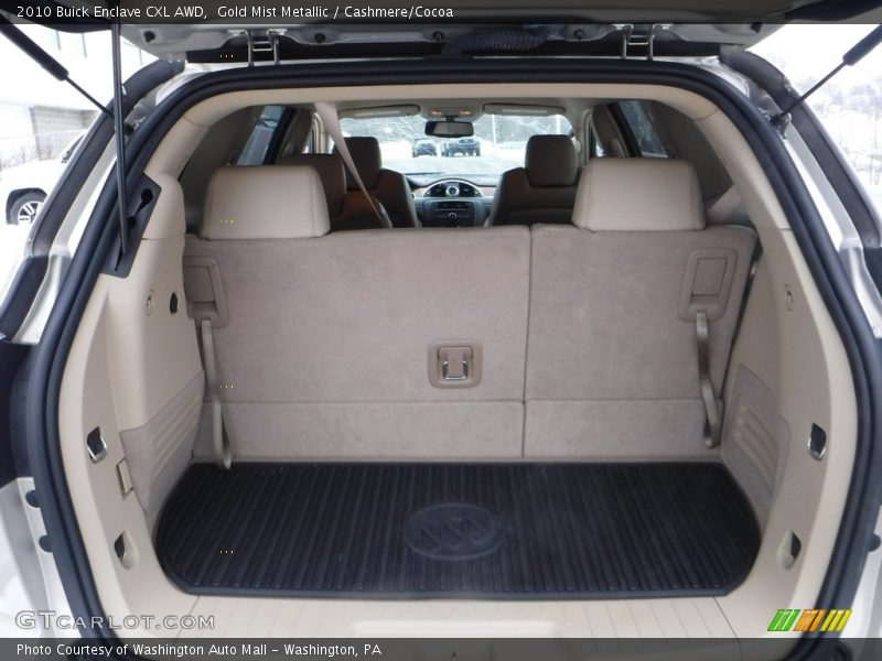 Gold Mist Metallic / Cashmere/Cocoa 2010 Buick Enclave CXL AWD