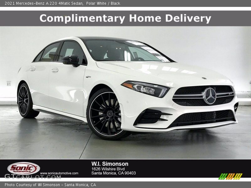 Polar White / Black 2021 Mercedes-Benz A 220 4Matic Sedan