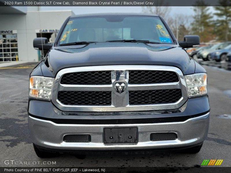 Diamond Black Crystal Pearl / Black/Diesel Gray 2020 Ram 1500 Classic SLT Crew Cab