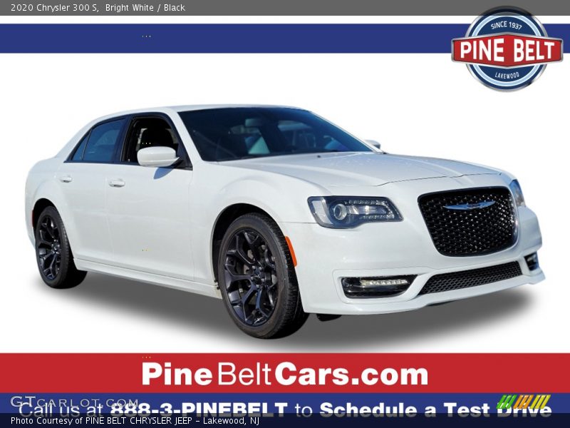 Bright White / Black 2020 Chrysler 300 S
