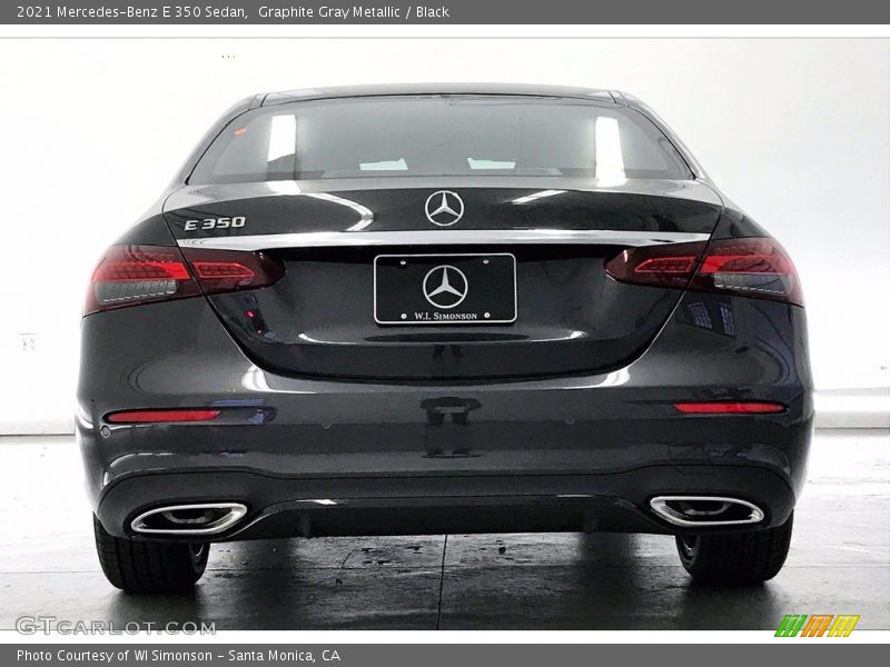 Graphite Gray Metallic / Black 2021 Mercedes-Benz E 350 Sedan