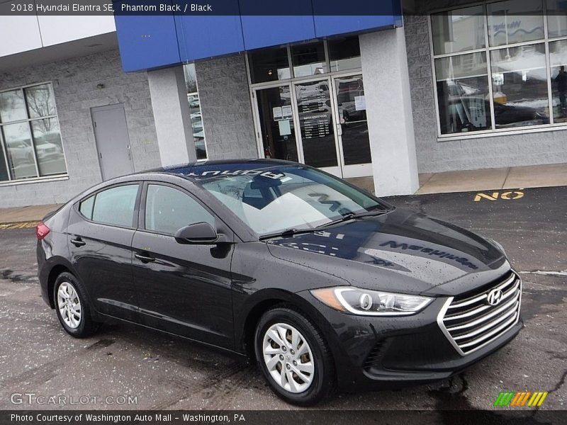 Phantom Black / Black 2018 Hyundai Elantra SE