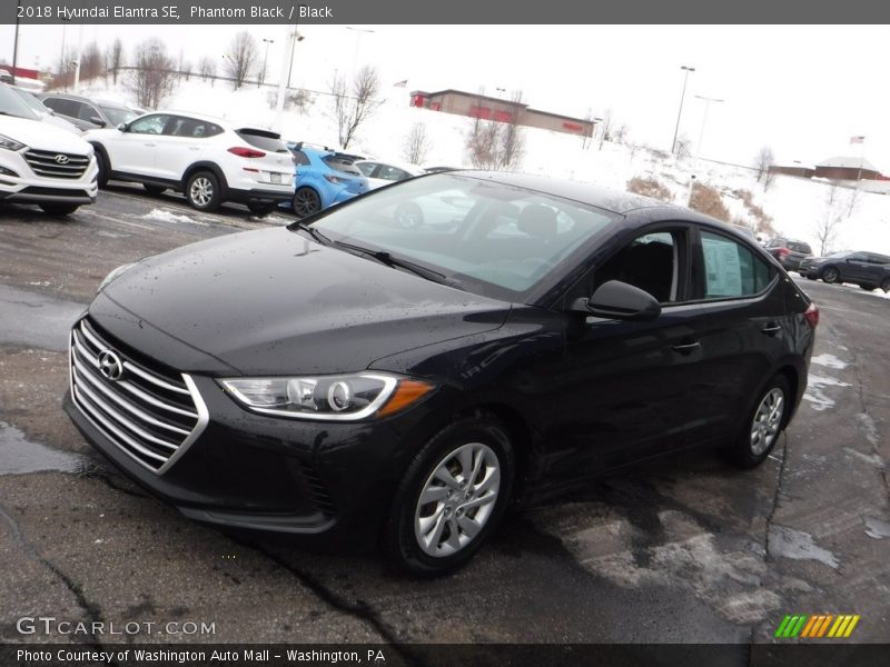 Phantom Black / Black 2018 Hyundai Elantra SE