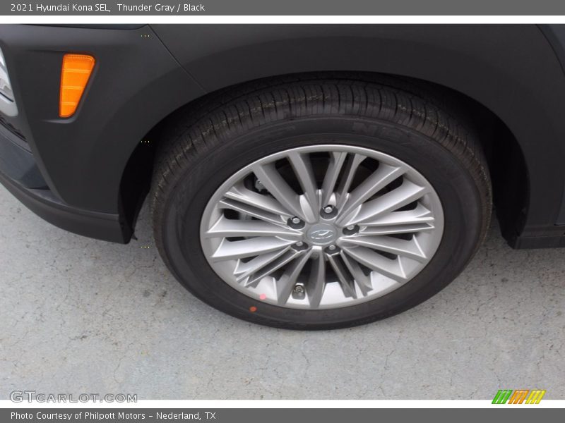 Thunder Gray / Black 2021 Hyundai Kona SEL