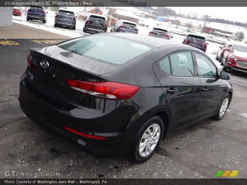 Phantom Black / Black 2018 Hyundai Elantra SE