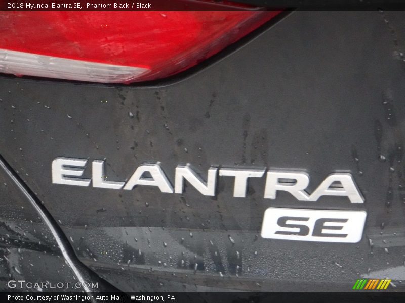 Phantom Black / Black 2018 Hyundai Elantra SE