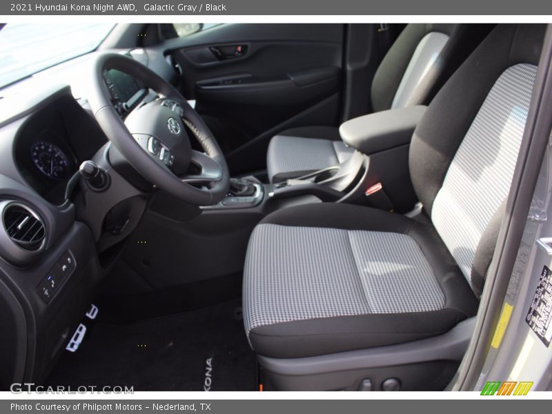 Galactic Gray / Black 2021 Hyundai Kona Night AWD