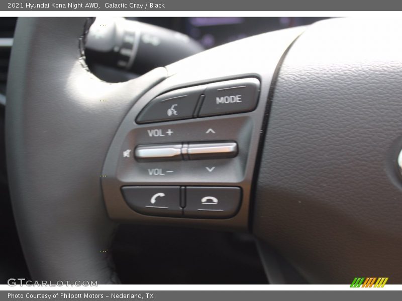 Galactic Gray / Black 2021 Hyundai Kona Night AWD
