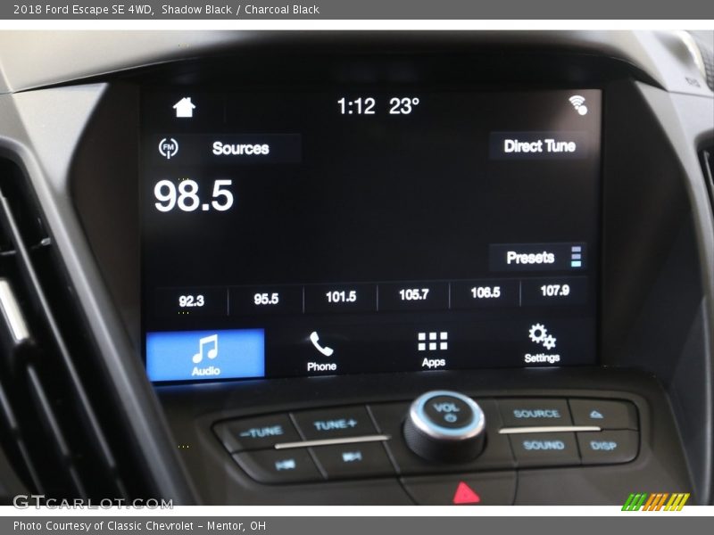 Shadow Black / Charcoal Black 2018 Ford Escape SE 4WD