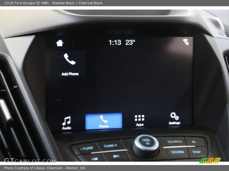 Shadow Black / Charcoal Black 2018 Ford Escape SE 4WD