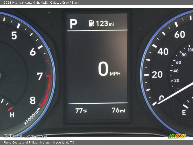 Galactic Gray / Black 2021 Hyundai Kona Night AWD