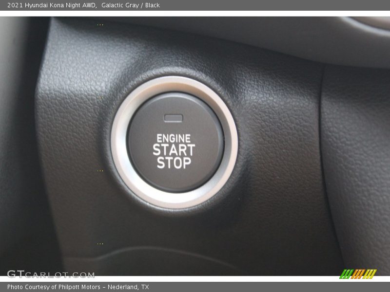 Galactic Gray / Black 2021 Hyundai Kona Night AWD