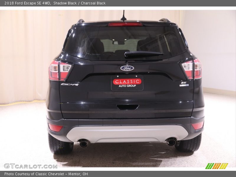 Shadow Black / Charcoal Black 2018 Ford Escape SE 4WD
