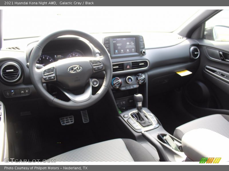 Galactic Gray / Black 2021 Hyundai Kona Night AWD