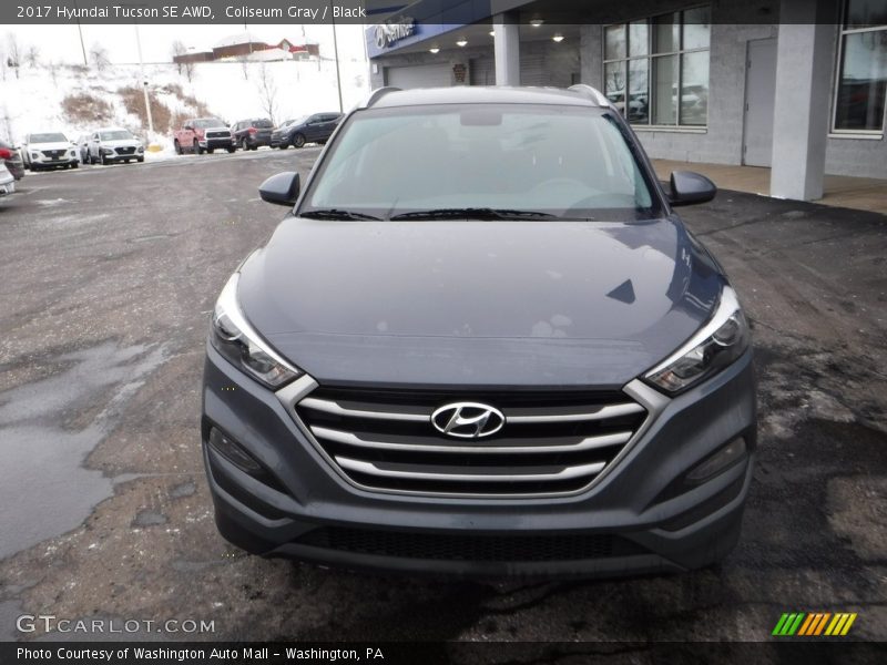 Coliseum Gray / Black 2017 Hyundai Tucson SE AWD