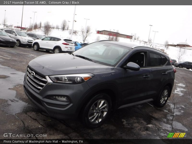 Coliseum Gray / Black 2017 Hyundai Tucson SE AWD