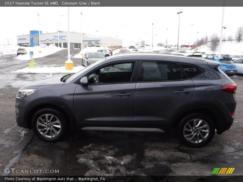 Coliseum Gray / Black 2017 Hyundai Tucson SE AWD