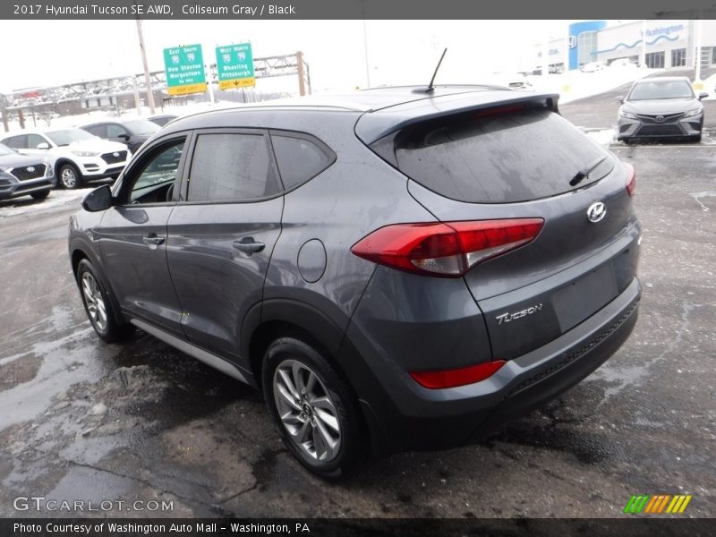 Coliseum Gray / Black 2017 Hyundai Tucson SE AWD