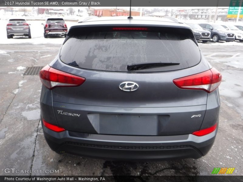 Coliseum Gray / Black 2017 Hyundai Tucson SE AWD