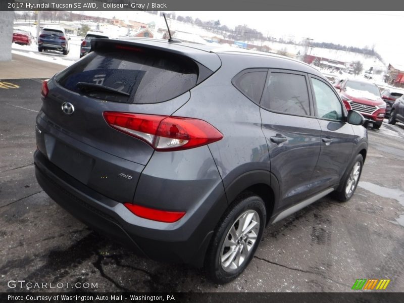 Coliseum Gray / Black 2017 Hyundai Tucson SE AWD