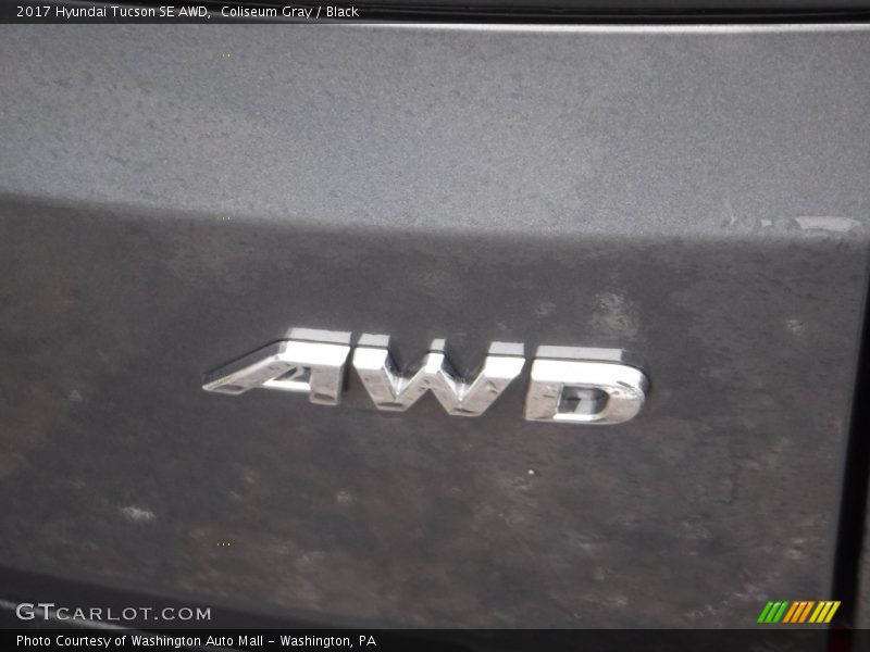Coliseum Gray / Black 2017 Hyundai Tucson SE AWD