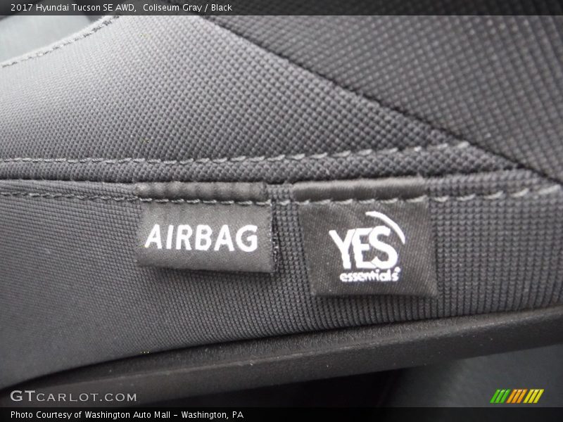 Coliseum Gray / Black 2017 Hyundai Tucson SE AWD
