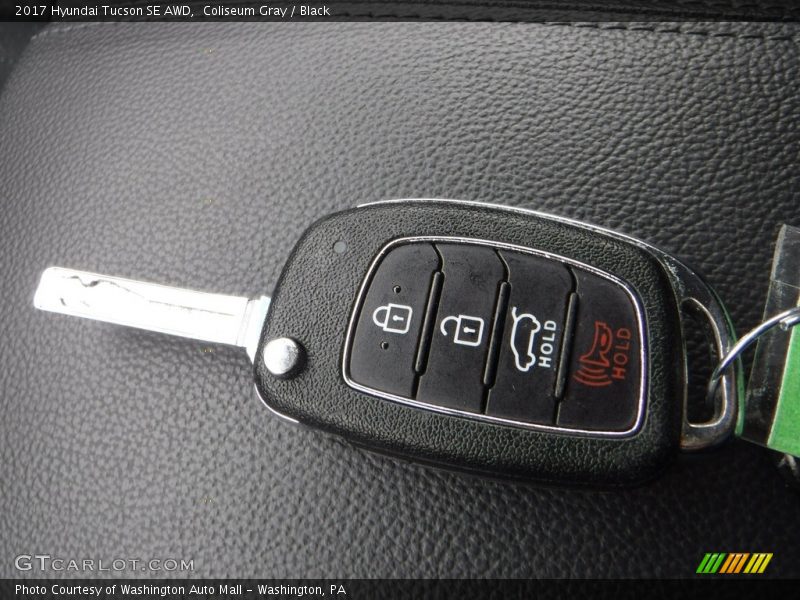 Coliseum Gray / Black 2017 Hyundai Tucson SE AWD
