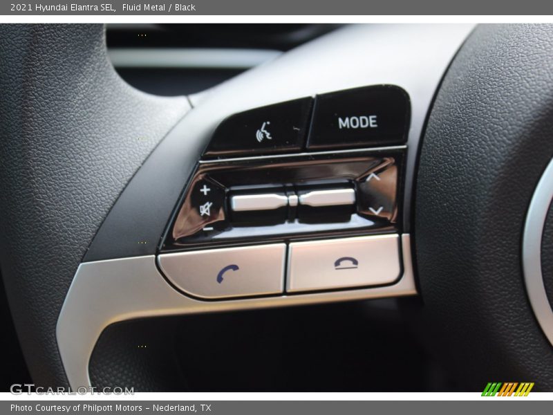 Fluid Metal / Black 2021 Hyundai Elantra SEL