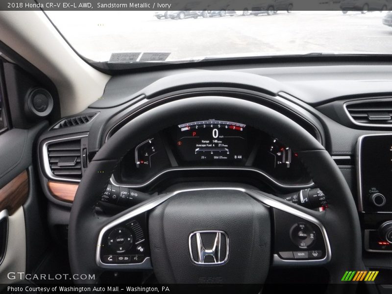 Sandstorm Metallic / Ivory 2018 Honda CR-V EX-L AWD