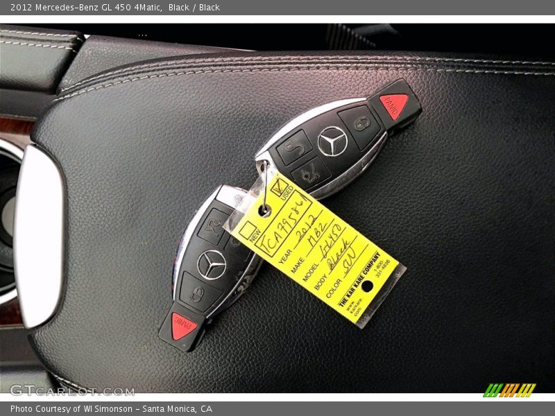 Black / Black 2012 Mercedes-Benz GL 450 4Matic