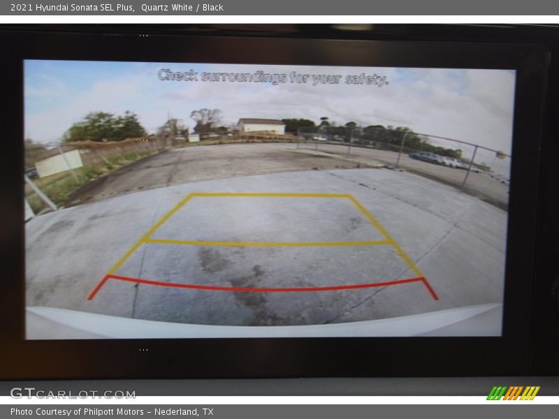 Quartz White / Black 2021 Hyundai Sonata SEL Plus